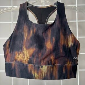 CALIA by Carrie Underwood Black and Brown Sports Bra